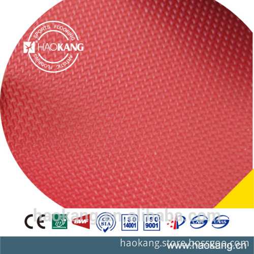 ITTF 4.5mm cloth pattern table tennis sports flooring with 1.8m width per roll